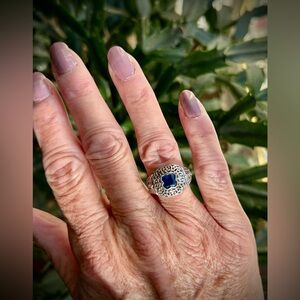 Filigree Ring Sterling size 6